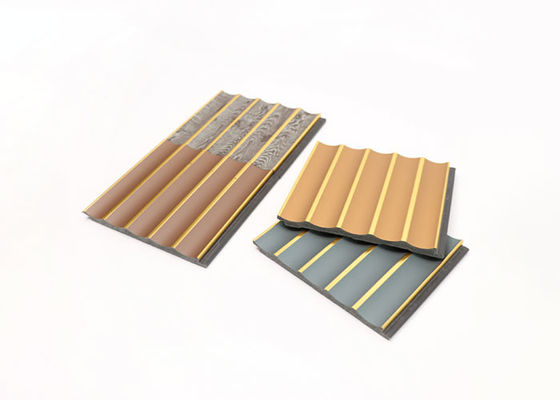 Wodoodporny luksusowy betonowy panel ścienny z polistyrenu PS 120x12x2900