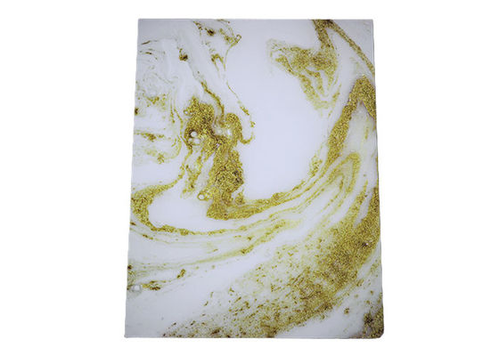 Wysoki połysk 1220x2440mm PVC marmurowy arkusz 3mm panel ścienny z PCV