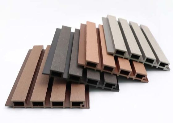 160x24mm Zewnętrzny Panel Ścienny WPC Pusta Drewniana Plastikowa Kompozytowa Płyta Ścienna