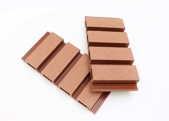 160x24mm Zewnętrzny Panel Ścienny WPC Pusta Drewniana Plastikowa Kompozytowa Płyta Ścienna