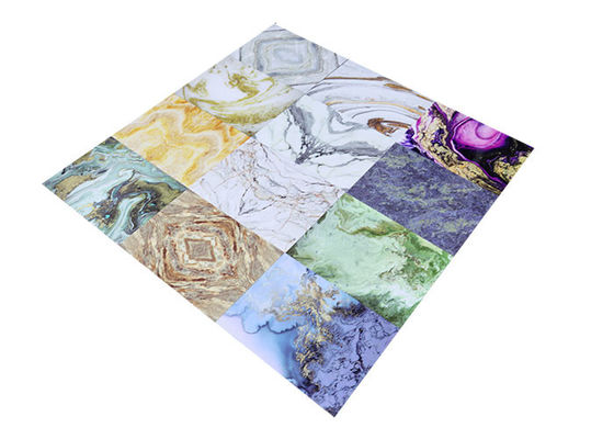 Arkusz marmuru PCV o wysokim połysku do dekoracji ścian