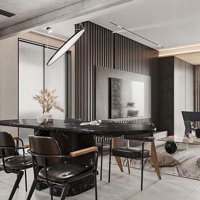 Substytut drewna WPC żaluzjowe karbowane panele ścienne Eleganckie wszechstronne