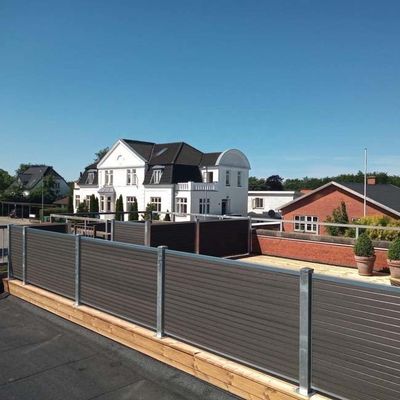 Zewnętrzne okładziny ścienne z drewna kompozytowego z tworzywa sztucznego Panele ścienne z PCV WPC