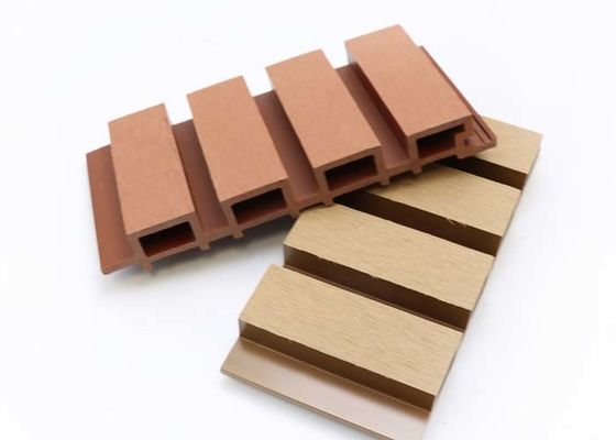 Łatwa instalacja Zewnętrzny panel ścienny WPC Anty UV Ognioodporny zewnętrzny panel ścienny WPC