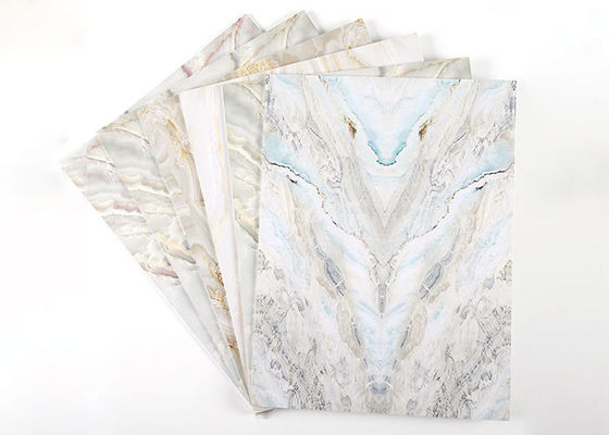 Luksusowy wysoki połysk 1220x2440mm 3mm PVC Marble Sheet Dekoracja wnętrz wnętrz