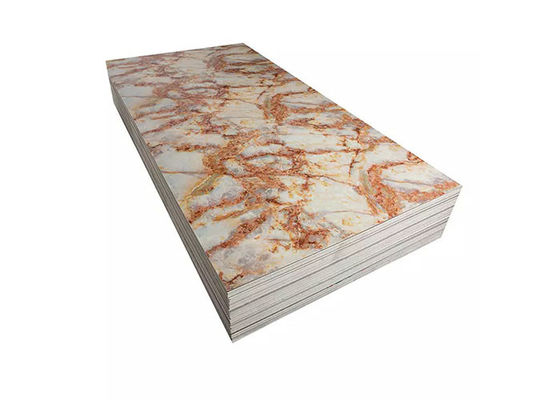 Luksusowy wysoki połysk 1220x2440mm 3mm PVC Marble Sheet Dekoracja wnętrz wnętrz