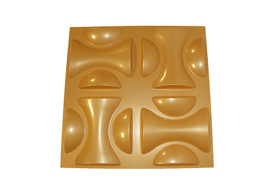 500x500mm Dekoracyjne panele ścienne 3D Panel ścienny z PVC Home Diamond Gold