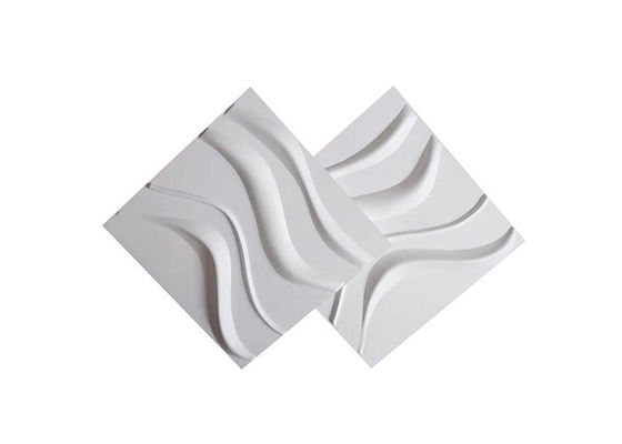 Grubość 1 mm Dekoracyjne panele ścienne 3d PVC Flexilble Squre Shape