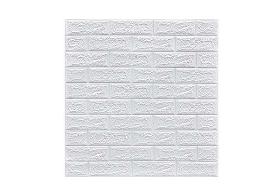 Wodoodporny DIY Art Decor Wnętrze Pianka PE Tapeta 3D Tapeta Cegła 77cm