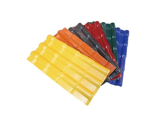 Lekka dachówka PCV 0,8 mm - 3,2 mm Plastikowy materiał dachowy Asa Pvc Dachówka