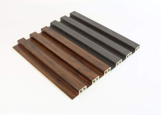 Wewnętrzny panel ścienny Wpc z włókna bambusowego Tekstura drewna 160 * 24 * 2900