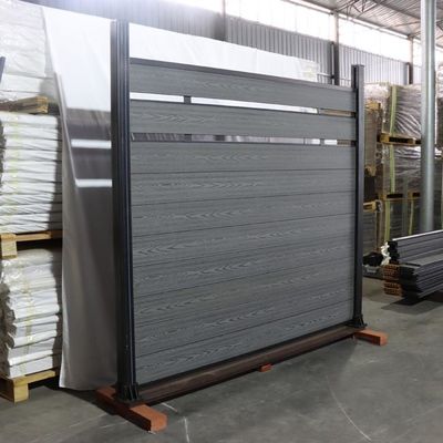 3D Composite Wpc Fence Board Ognioodporne drewno Ziarno Wodoodporne na zewnątrz