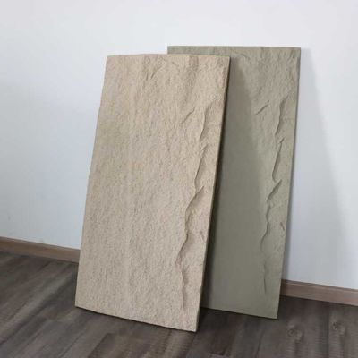Wewnętrzny luksusowy PU Faux Stone Panel ścienny Wodoodporny 3D Dekoracyjny 100 mm