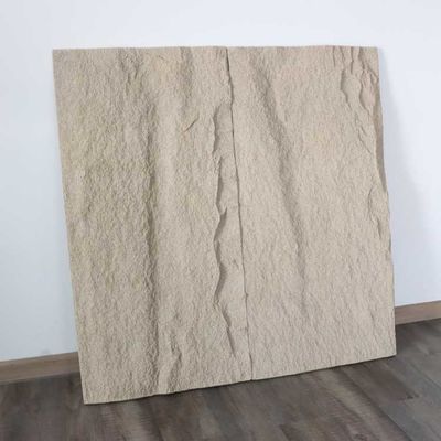 Wewnętrzny luksusowy PU Faux Stone Panel ścienny Wodoodporny 3D Dekoracyjny 100 mm