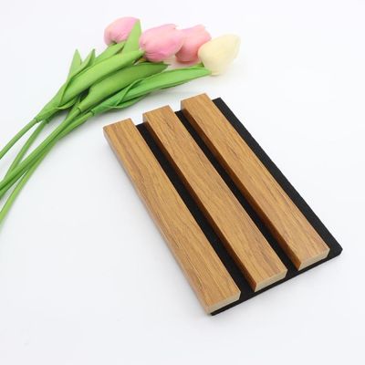 Panele akustyczne 600 * 21 mm Ekologiczne włókno bambusowe Akupanel drewniane