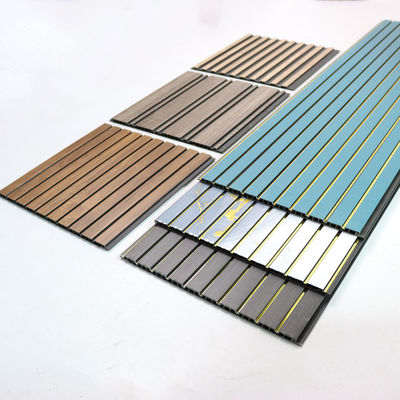 Płyty ścienne drewno ziarna PVC Dekoracyjny tabliczka ścienna Ekologiczny materiał do sypialni Salon TV Twarz ściana