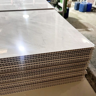 Marmurowe ekologiczne panele łazienkowe z tworzyw sztucznych do ścian wewnętrznych Willa Apartament wodoodporna łazienka