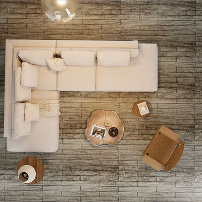 Wodoodporna, samoprzylepna naklejka podłogowa PVC dla entuzjastów majsterkowania