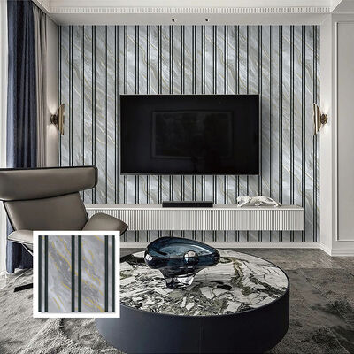 Odporny na wilgoć, łatwy w montażu, karbowany panel ścienny z PCV do dekoracji ścian sufitowych Modern Interiors