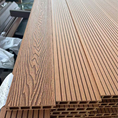 System panelów ściennych zewnętrznych WPC wodoodporny kompozyt z drewna i tworzyw sztucznych do ścian zewnętrznych