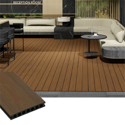Wysokiej wytrzymałości WPC Decking Outdoor Waterproof Composite Flooring for Exterior Garden Applications