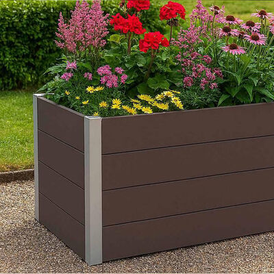 Wytrzymałe podniesione łóżko ogrodowe W ogródku, na zewnątrz, do sadzenia, ogrodowe