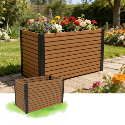 Puszka z podniesionym ogrodowym łóżkiem ogrodowym z wodoodpornym materiałem odpornym na ogień, przyjaznym dla środowiska, do sadzenia w ogrodzie