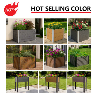 Puszka z podniesionym ogrodowym łóżkiem ogrodowym z wodoodpornym materiałem odpornym na ogień, przyjaznym dla środowiska, do sadzenia w ogrodzie