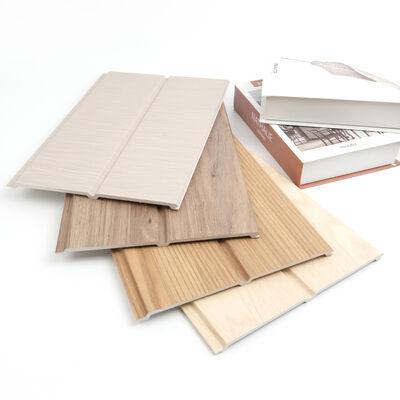 Sprzedaż hurtowa WPC Fluted Wall Panel Drzewo Plastic Composite Dekoracyjna płyta ścienna