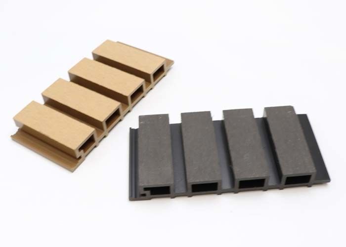 Wiele kolorów HDPE 219x26mm WPC Okładzina ścienna Zewnętrzny materiał dekoracyjny