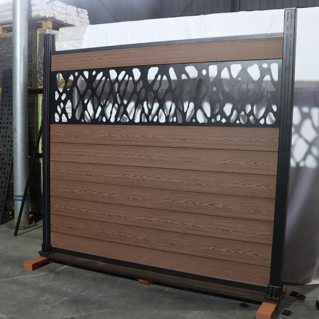 Łatwa instalacja Panele ogrodzeniowe Wpc 1,8 m * 1,8 m Co Extrusion Deski zewnętrzne