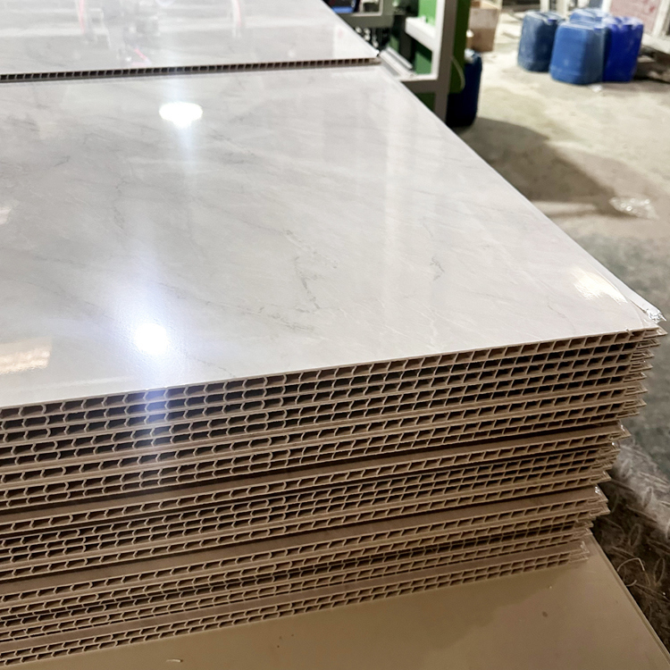 Marmurowe ekologiczne panele łazienkowe z tworzyw sztucznych do ścian wewnętrznych Willa Apartament wodoodporna łazienka