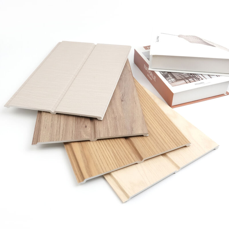 Sprzedaż hurtowa WPC Fluted Wall Panel Drzewo Plastic Composite Dekoracyjna płyta ścienna