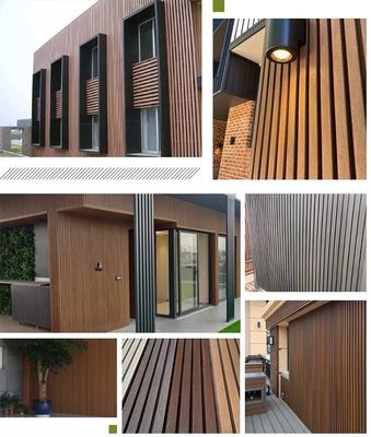 Drewniana podłoga 3D wytłaczana tekstura WPC Decking Composite Deck Floor Waterproof