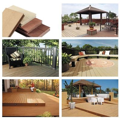 Zewnętrzny panel ścienny WPC HDPE Wodoodporna okładzina ścienna WPC 219x26mm
