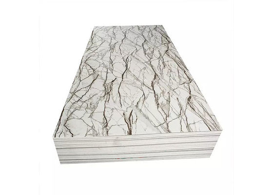 Dekoracja ścienna wewnętrzna Wodoodporny arkusz z tworzywa sztucznego z PVC UV UV 1220x2800mm