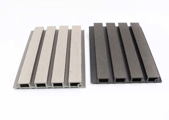 Drewniany laminowany zewnętrzny panel ścienny WPC Dekoracyjna okładzina ścienna na zewnątrz