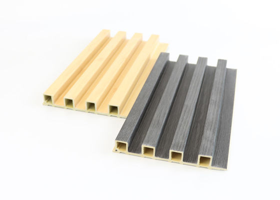 Dekoracja wnętrz Drewniany karbowany kompozytowy panel ścienny WPC 160 mm x 24 mm Wodoodporny