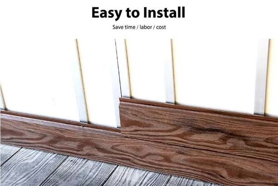 Zewnętrzny panel ścienny 3D 140 mm - 160 mm Siding ścienny WPC z drewnianym słojem