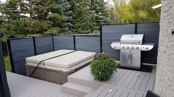 WPC Wood Plastic Composite Flooring Deska dekoracyjna do dekoracji ogrodu na zewnątrz