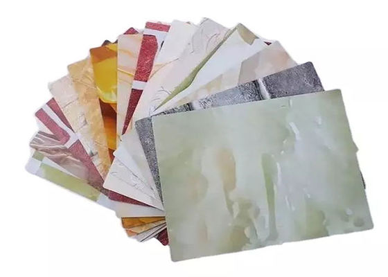Wodoodporny arkusz marmuru Pvc Wysoki połysk Uv Marmurowy arkusz do ścian wewnętrznych