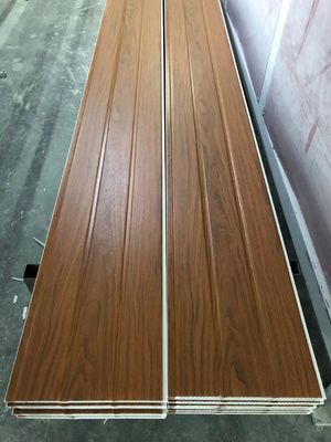 Dekoracyjne laminowane drewniane panele sufitowe z PCV 25 cm Plastikowy panel ścienny Wnętrze