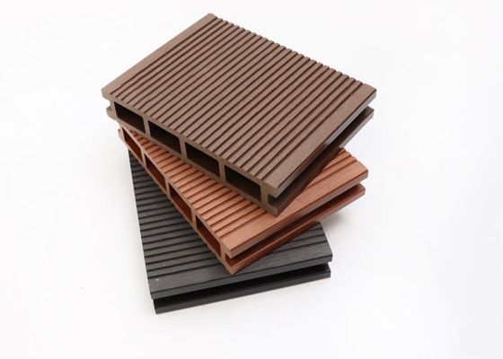 3D Tłoczone Ziarno Drewna Wpc Decking Zewnętrzne Drewniane Plastikowe Podłogi Kompozytowe