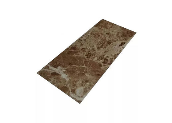 1220x2800mm Arkusz marmuru z PVC Dekoracyjny wysoki połysk do łazienki