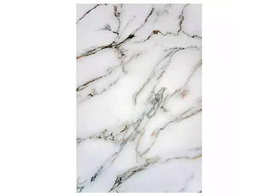 1220x2800x3mm PVC Marble Sheet Dekoracyjna płyta UV dla Arabii Saudyjskiej