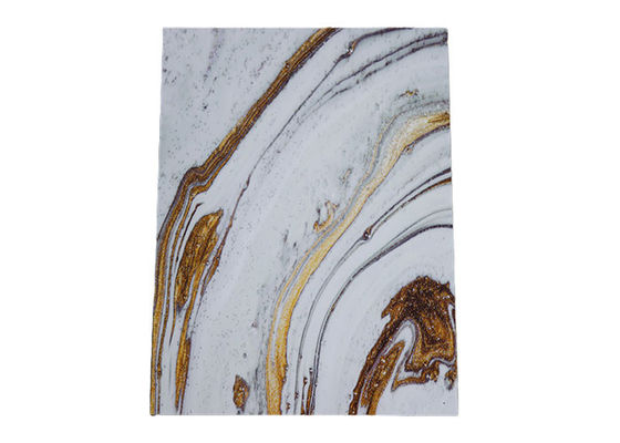 1220x2800x3mm PVC Marble Sheet Dekoracyjna płyta UV dla Arabii Saudyjskiej