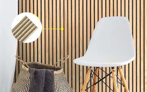 Panel ścienny z polistyrenu o grubości 12 mm Laminowane drewno w kolorze Garin