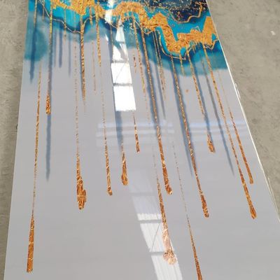 Druk 3D Arkusz marmuru z PVC Marmur UV 1220x2440 Mm do dekoracji ścian