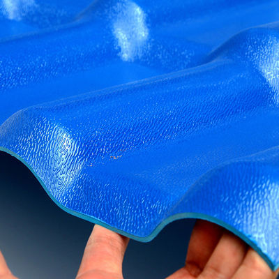 Dachówki z żywicy syntetycznej Asa Faliste płytki dachowe z gontem PCV Plastikowe pokrycia dachowe UPVC