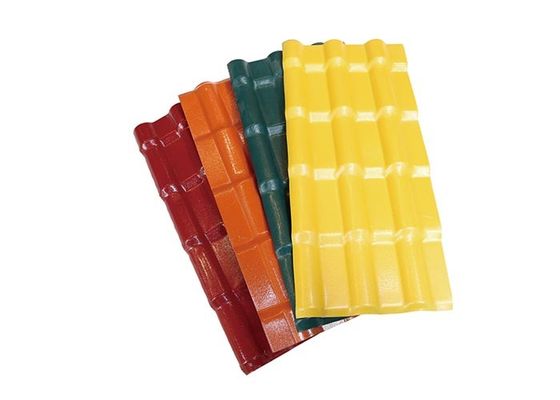 Konstrukcja z cegły 1,0 mm 1,3 mm 1,5 mm Dachówka PCV Dachówka słoneczna Dekoracja domów